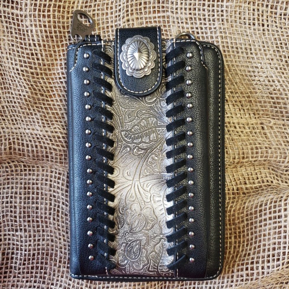 Brand New! Montana West Small Crossbody Western Cell Phone Purse